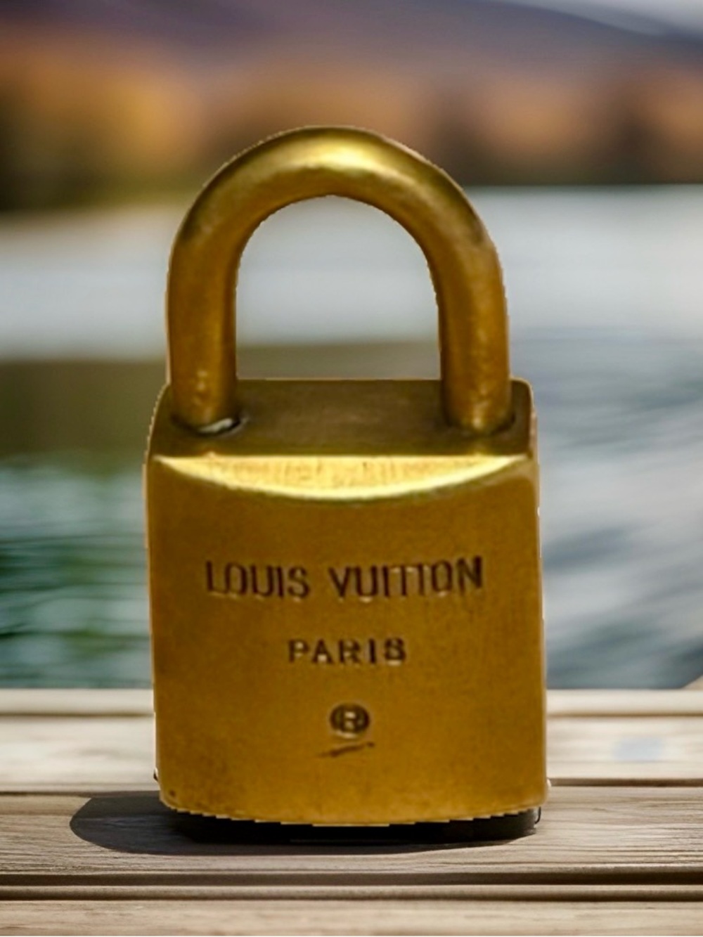 Louis Vuitton Gold-tone Padlock #227 - Picture 3 of 4